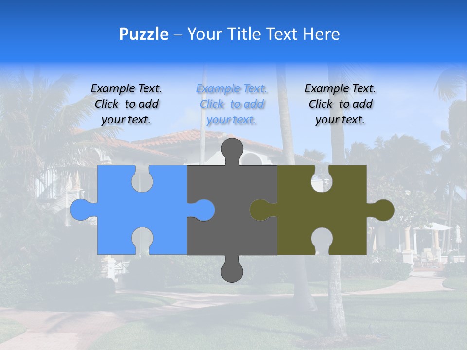Trees Palm Plus PowerPoint Template