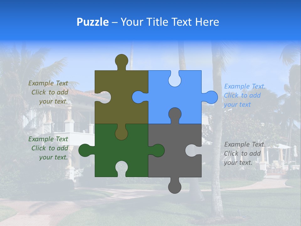 Trees Palm Plus PowerPoint Template