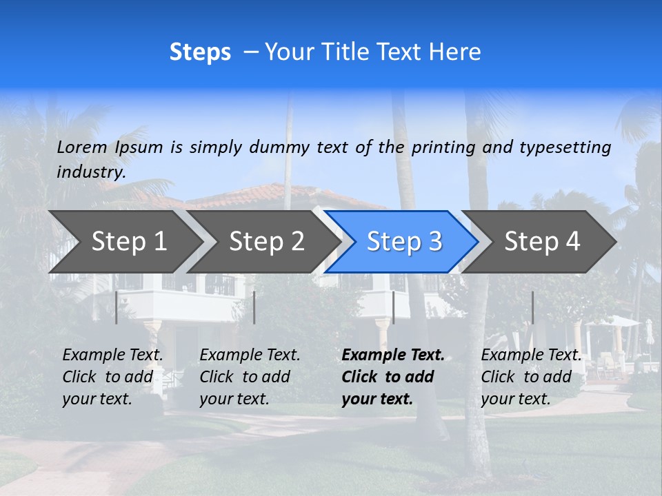 Trees Palm Plus PowerPoint Template