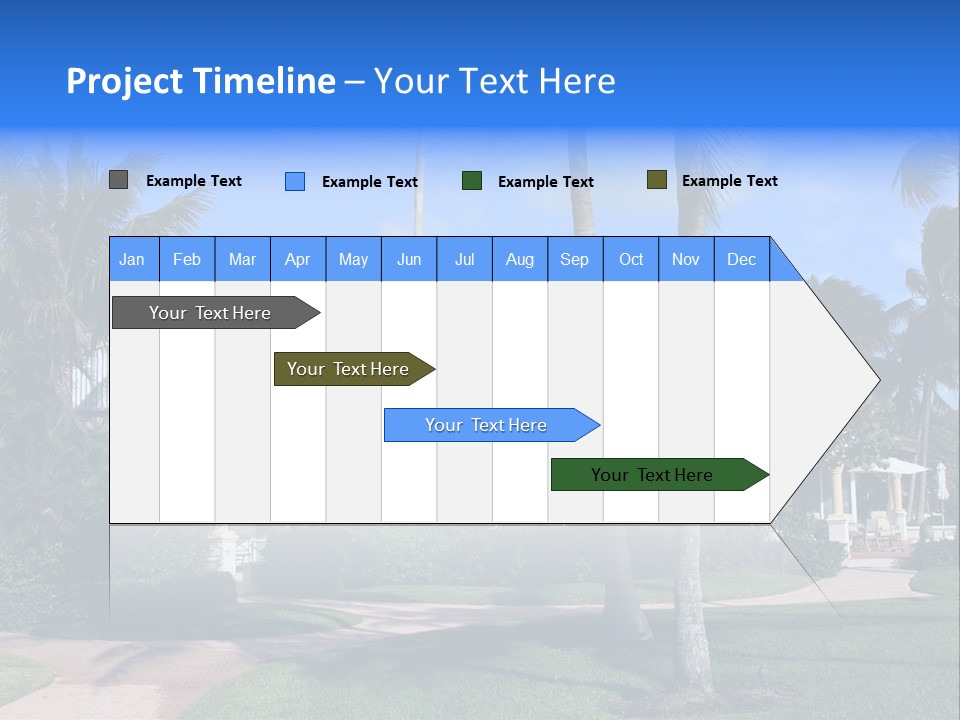 Trees Palm Plus PowerPoint Template