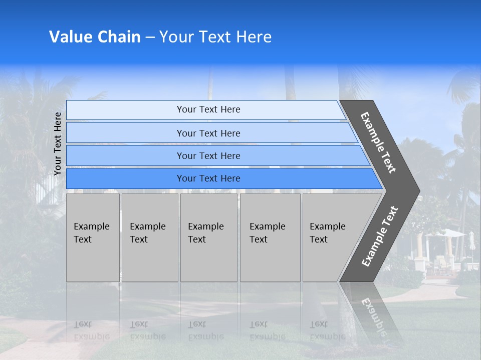 Trees Palm Plus PowerPoint Template