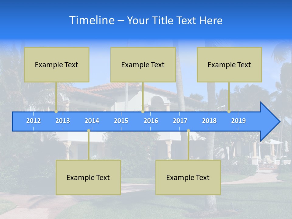 Trees Palm Plus PowerPoint Template