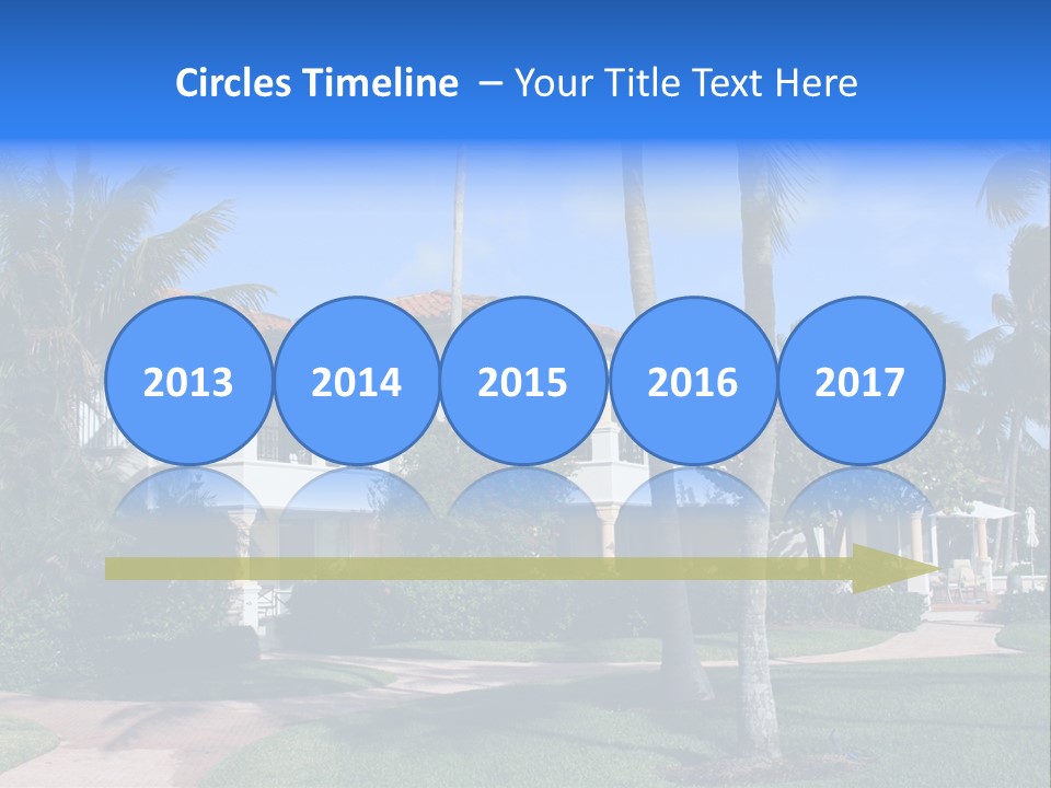 Trees Palm Plus PowerPoint Template