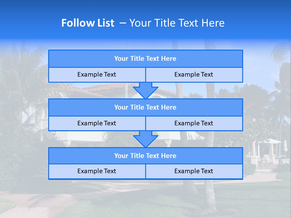 Trees Palm Plus PowerPoint Template