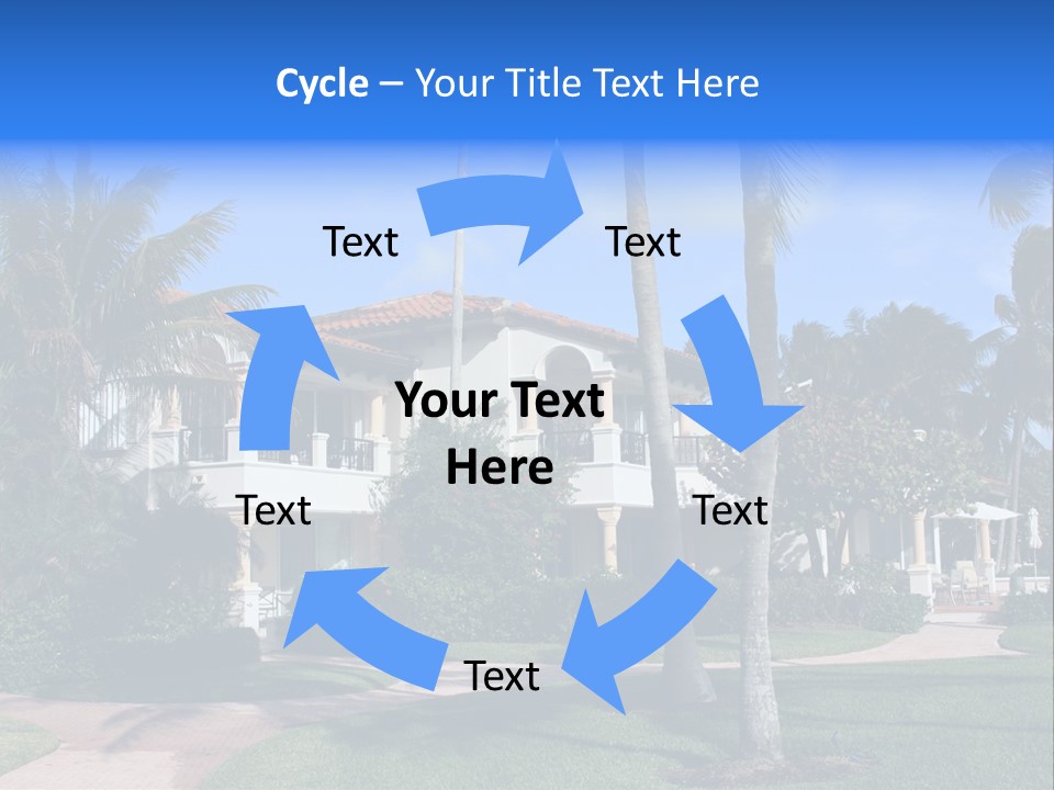 Trees Palm Plus PowerPoint Template
