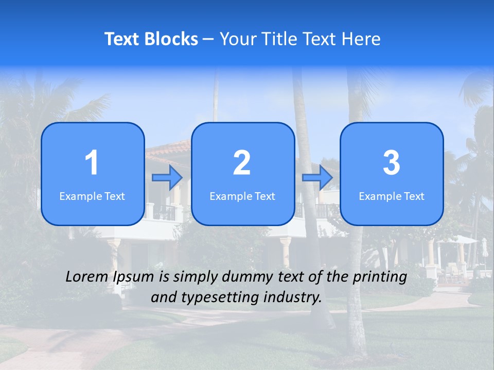 Trees Palm Plus PowerPoint Template