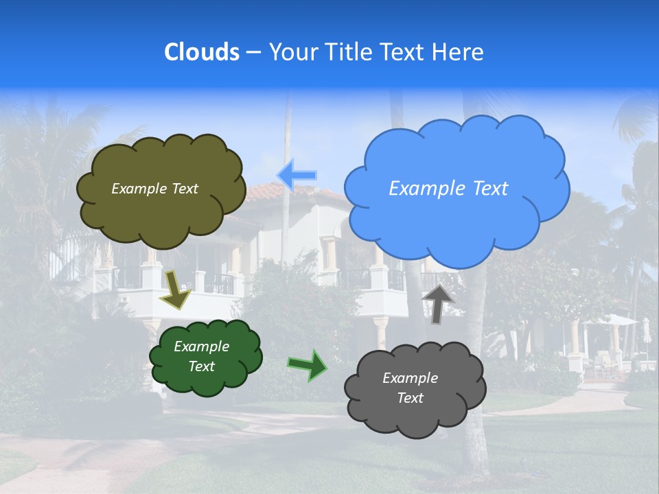 Trees Palm Plus PowerPoint Template