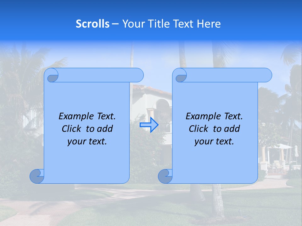Trees Palm Plus PowerPoint Template