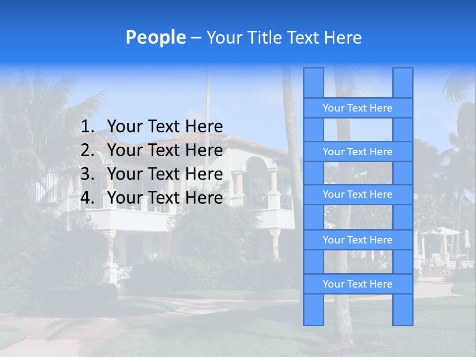 Trees Palm Plus PowerPoint Template