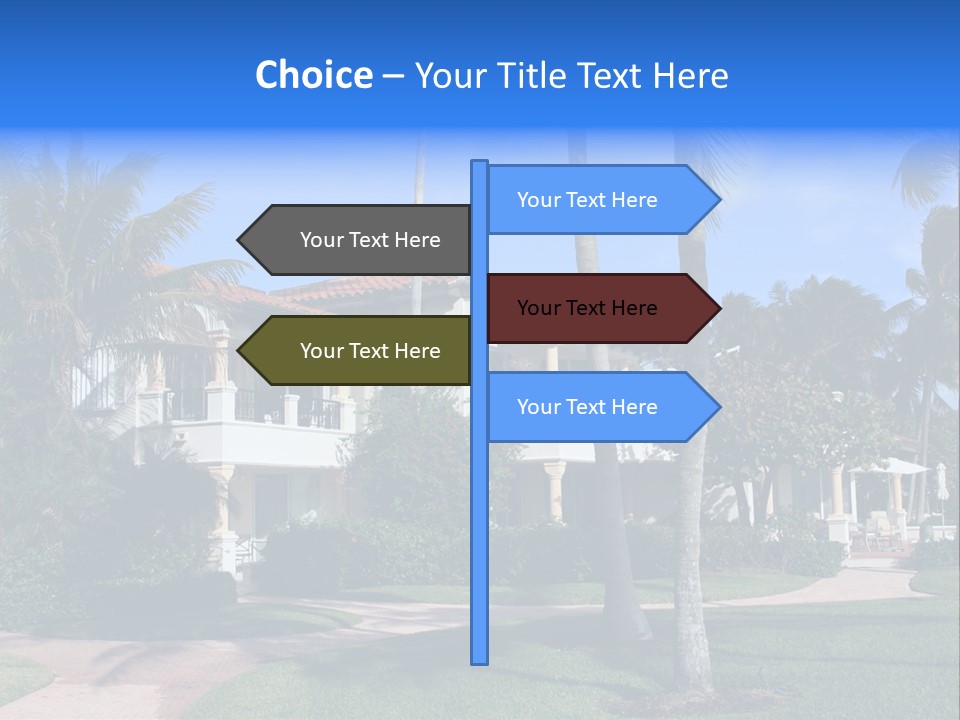 Trees Palm Plus PowerPoint Template