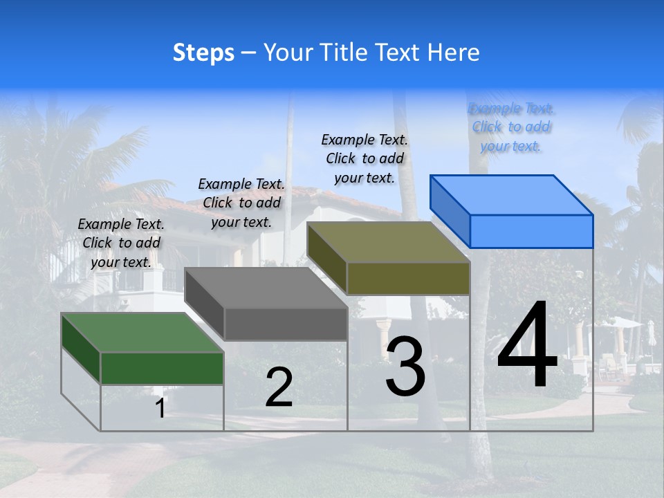 Trees Palm Plus PowerPoint Template