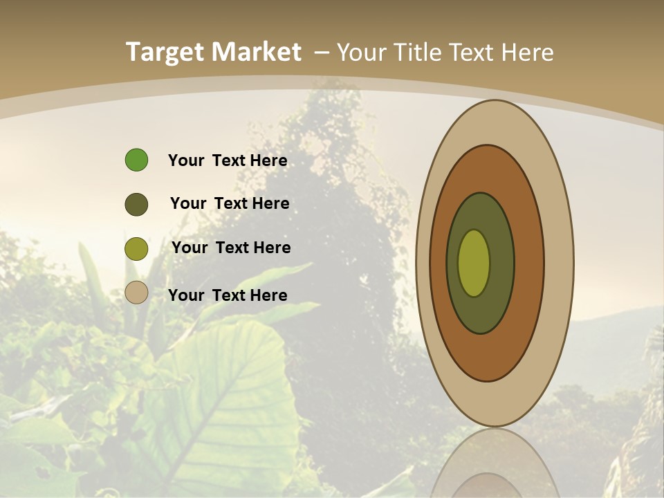 A Picture Of A Jungle With Trees And Mountains In The Background PowerPoint Template