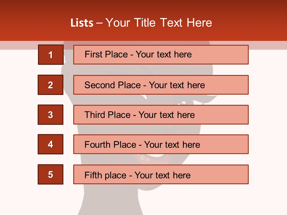 Dreadlocks Kinky Caribbean PowerPoint Template