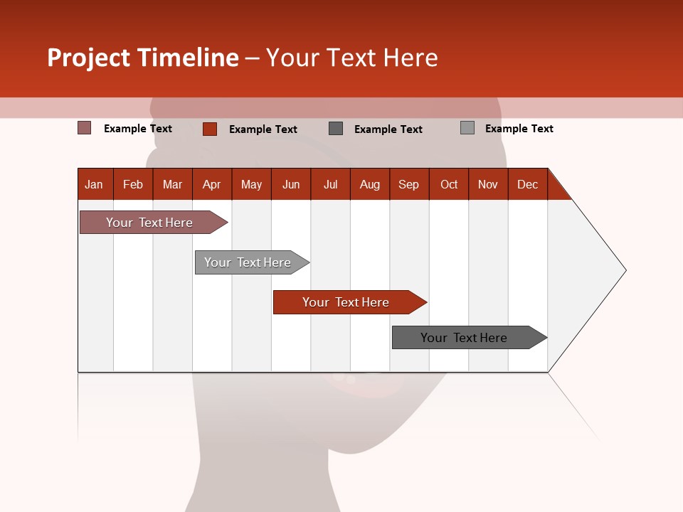 Dreadlocks Kinky Caribbean PowerPoint Template