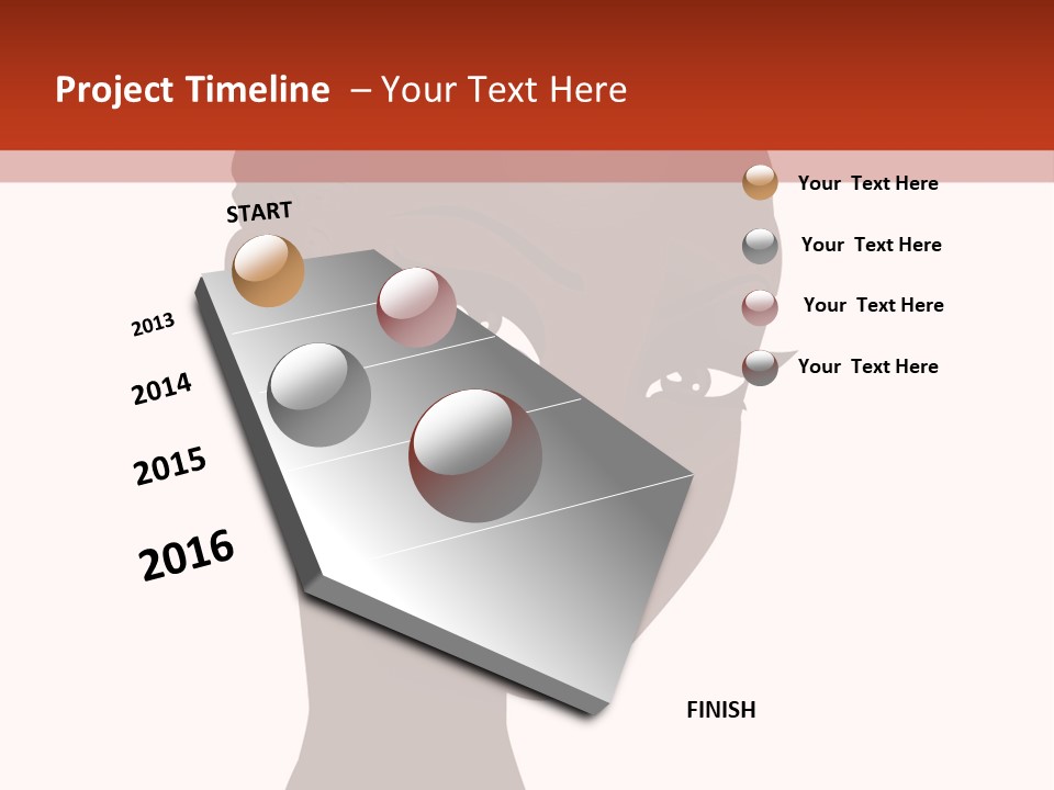 Dreadlocks Kinky Caribbean PowerPoint Template