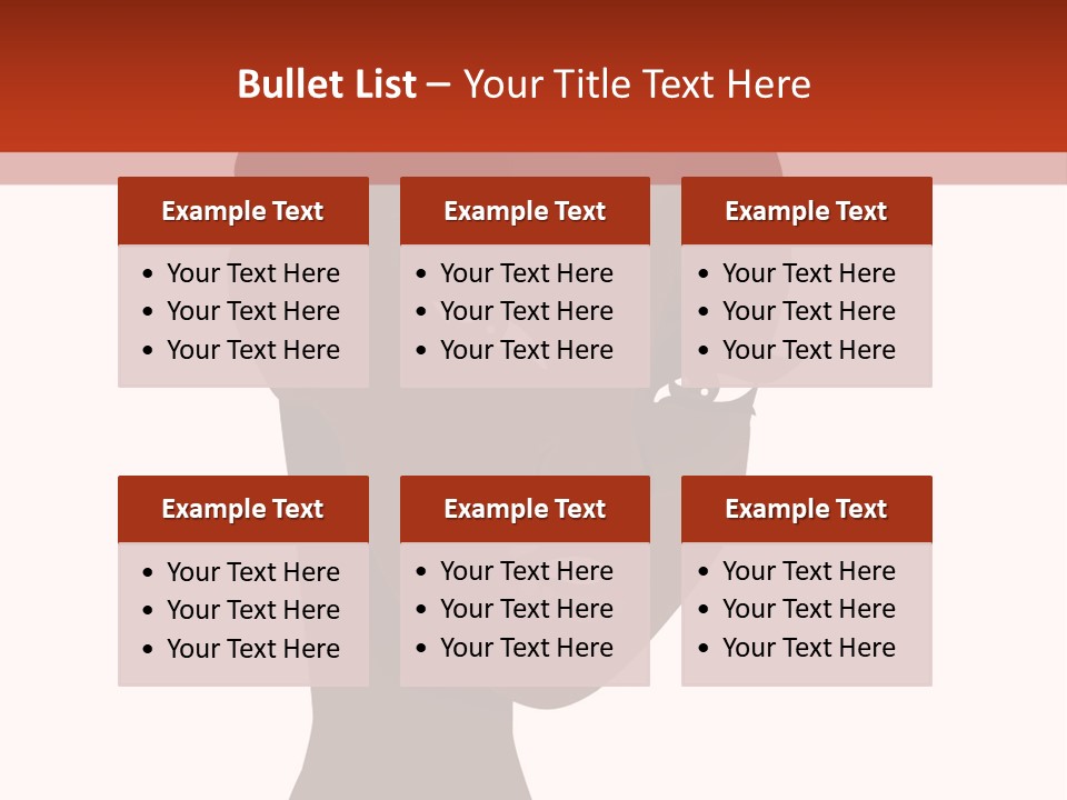 Dreadlocks Kinky Caribbean PowerPoint Template