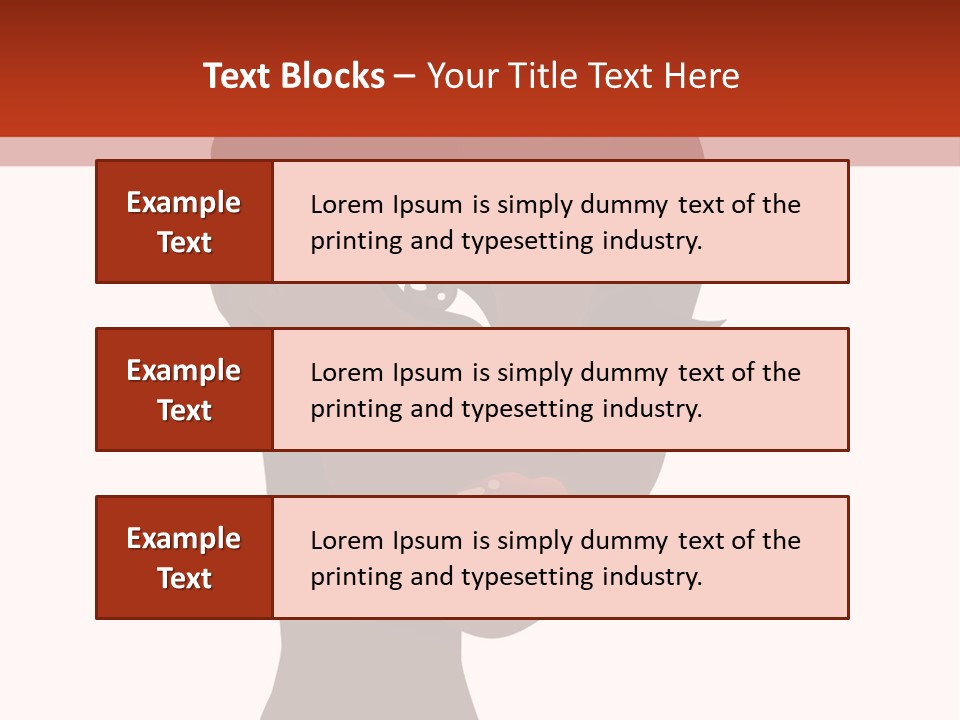 Dreadlocks Kinky Caribbean PowerPoint Template