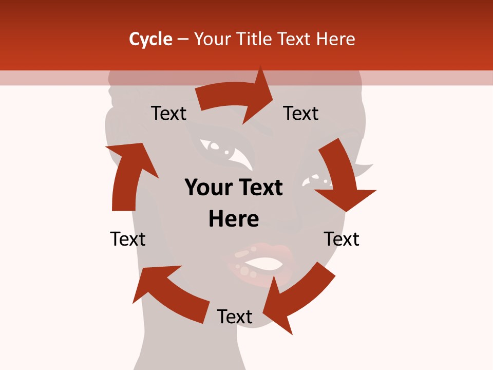 Dreadlocks Kinky Caribbean PowerPoint Template