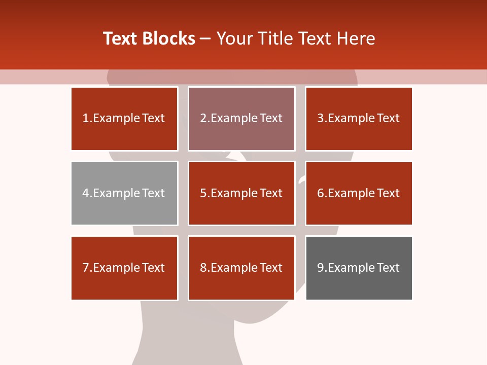 Dreadlocks Kinky Caribbean PowerPoint Template