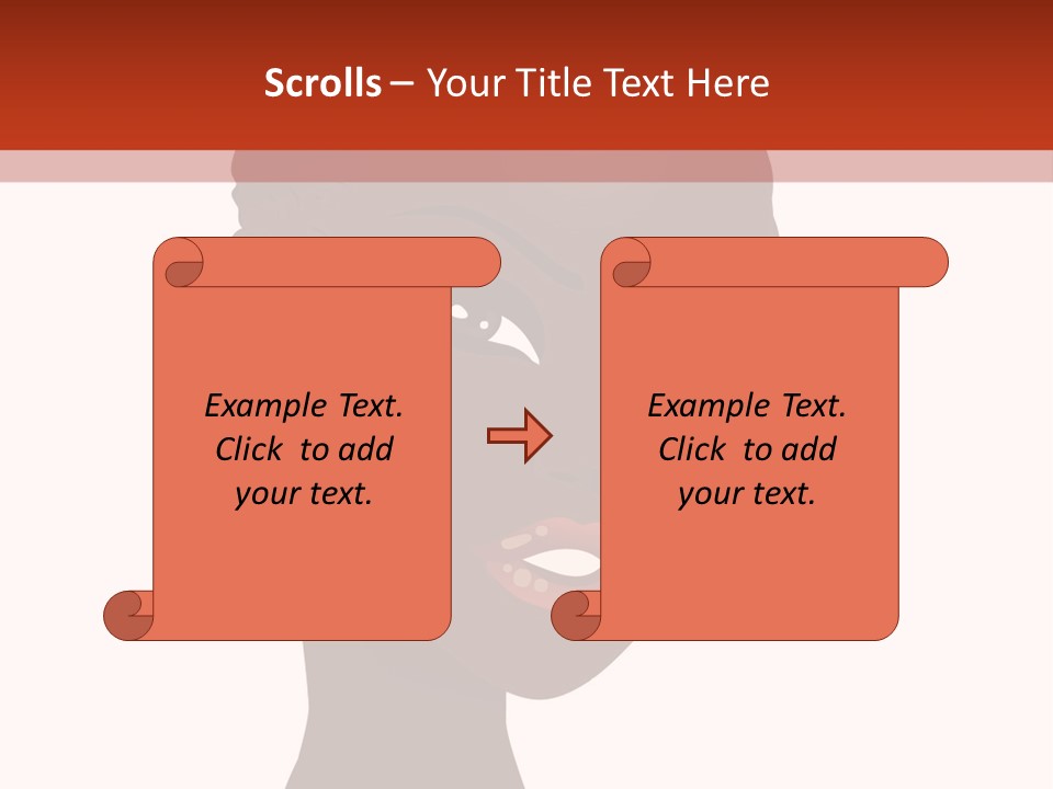 Dreadlocks Kinky Caribbean PowerPoint Template