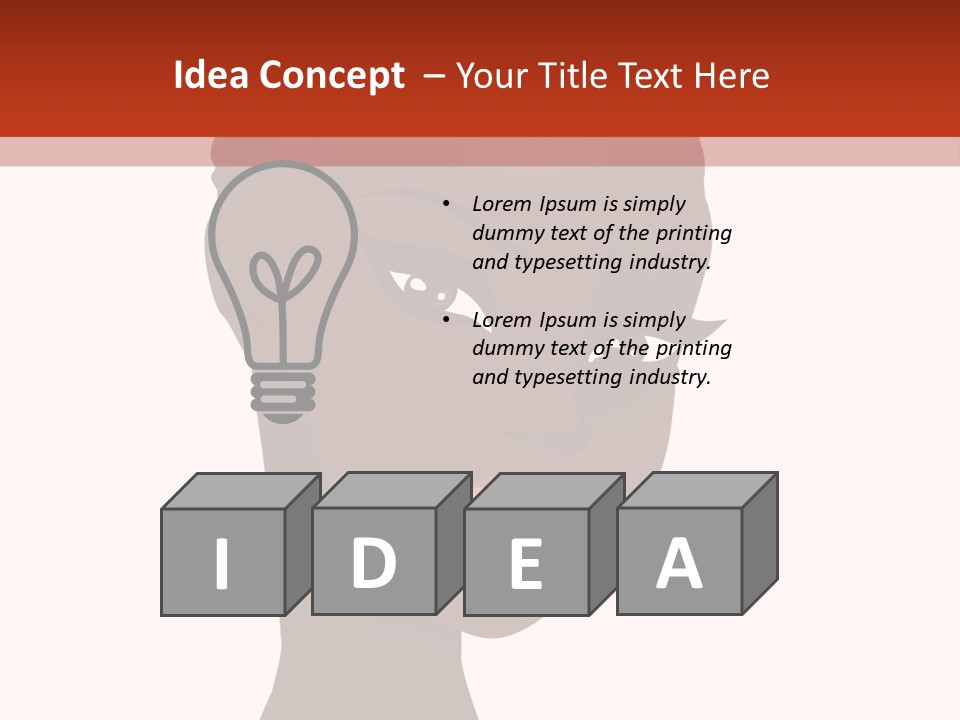 Dreadlocks Kinky Caribbean PowerPoint Template