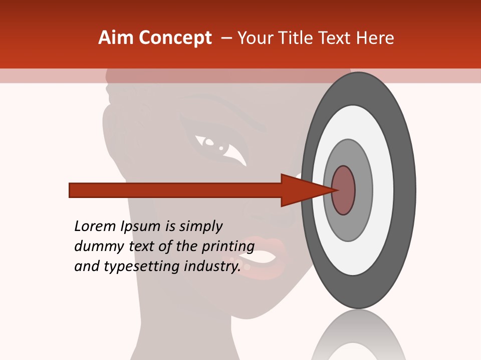 Dreadlocks Kinky Caribbean PowerPoint Template