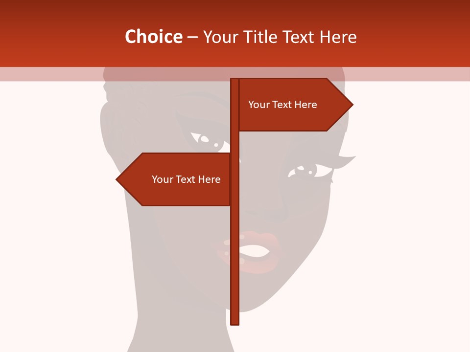 Dreadlocks Kinky Caribbean PowerPoint Template