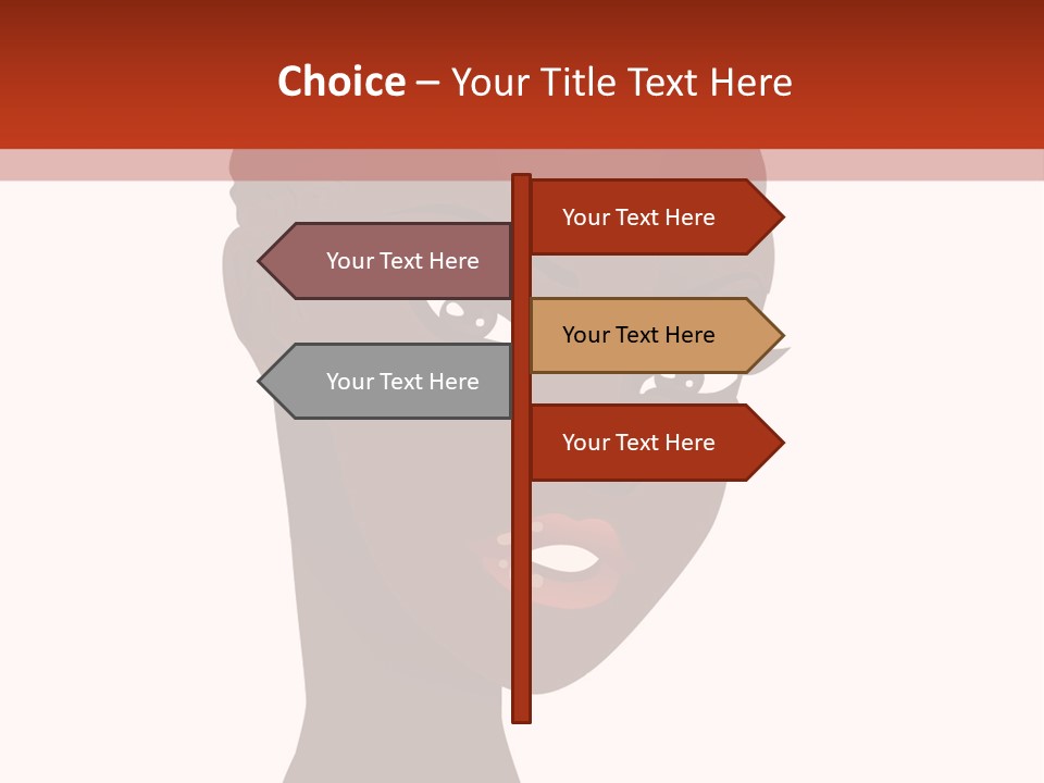 Dreadlocks Kinky Caribbean PowerPoint Template