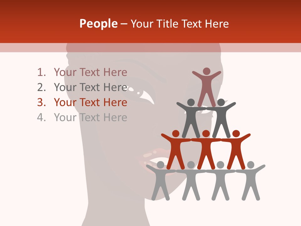 Dreadlocks Kinky Caribbean PowerPoint Template