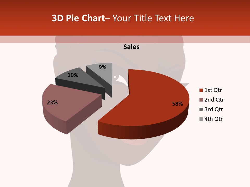 Dreadlocks Kinky Caribbean PowerPoint Template