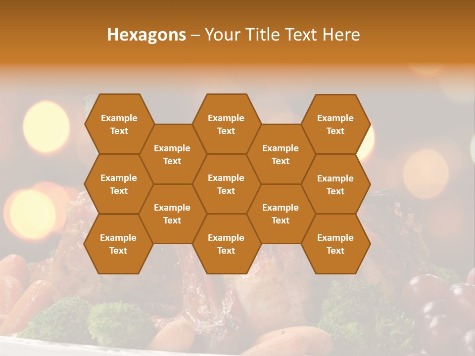 Platter Apple Leaves PowerPoint Template