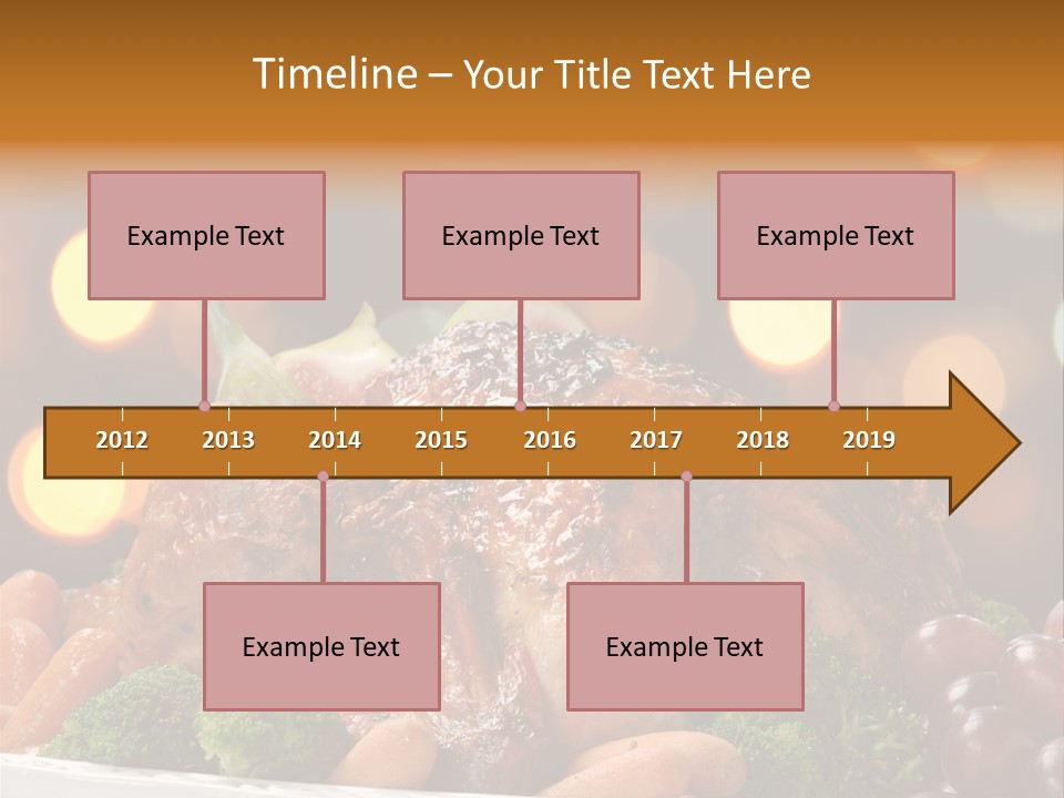 Platter Apple Leaves PowerPoint Template