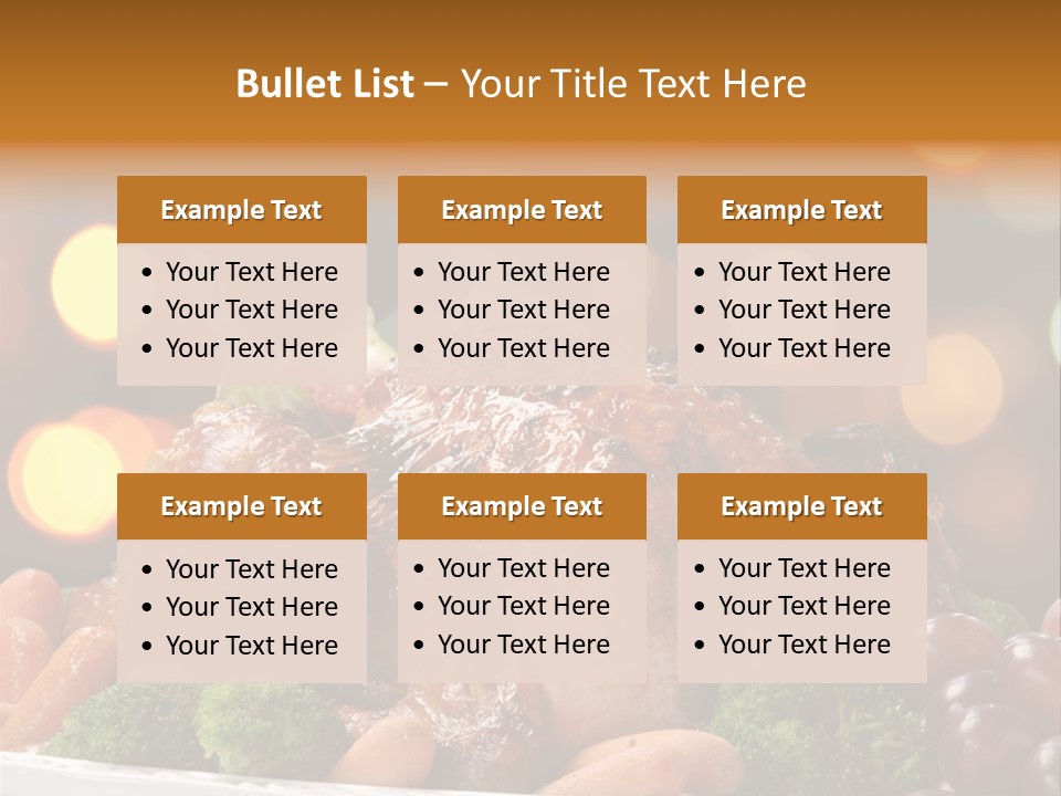 Platter Apple Leaves PowerPoint Template