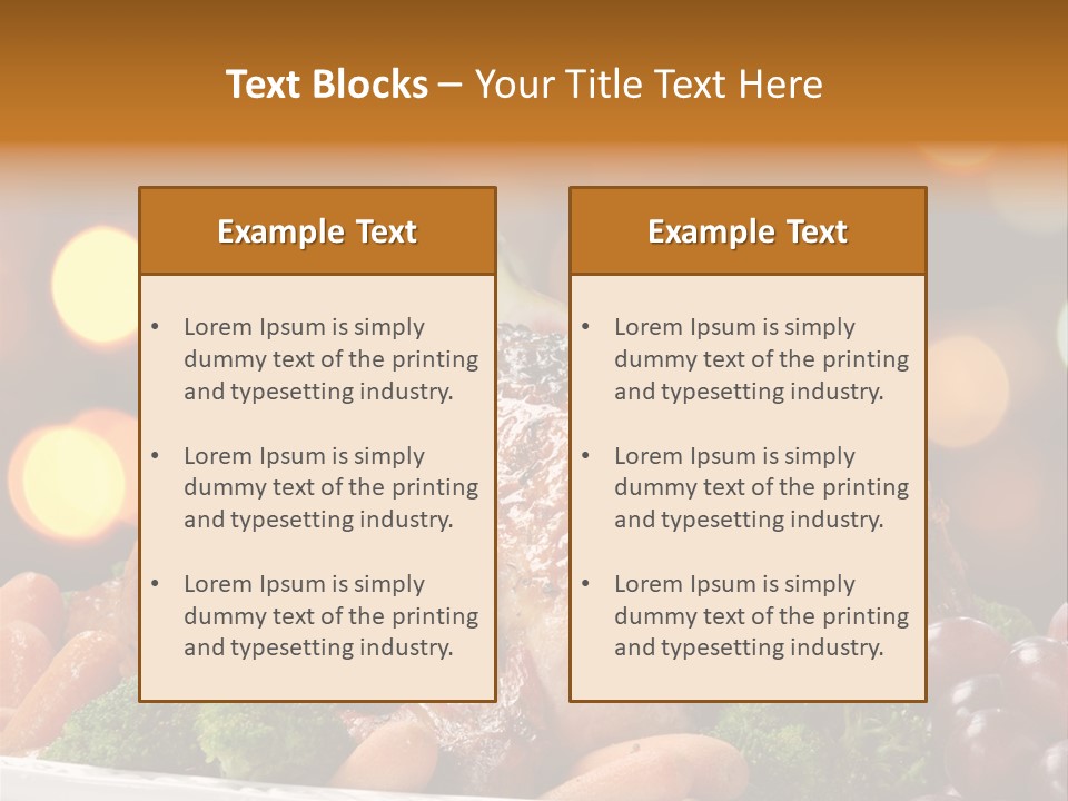 Platter Apple Leaves PowerPoint Template