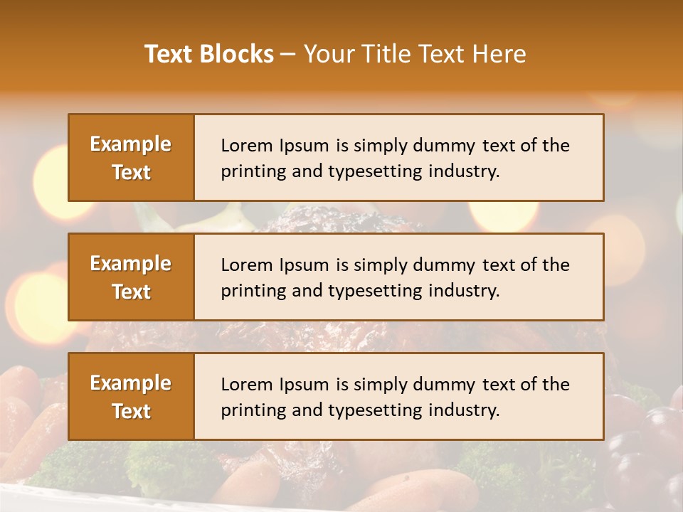 Platter Apple Leaves PowerPoint Template
