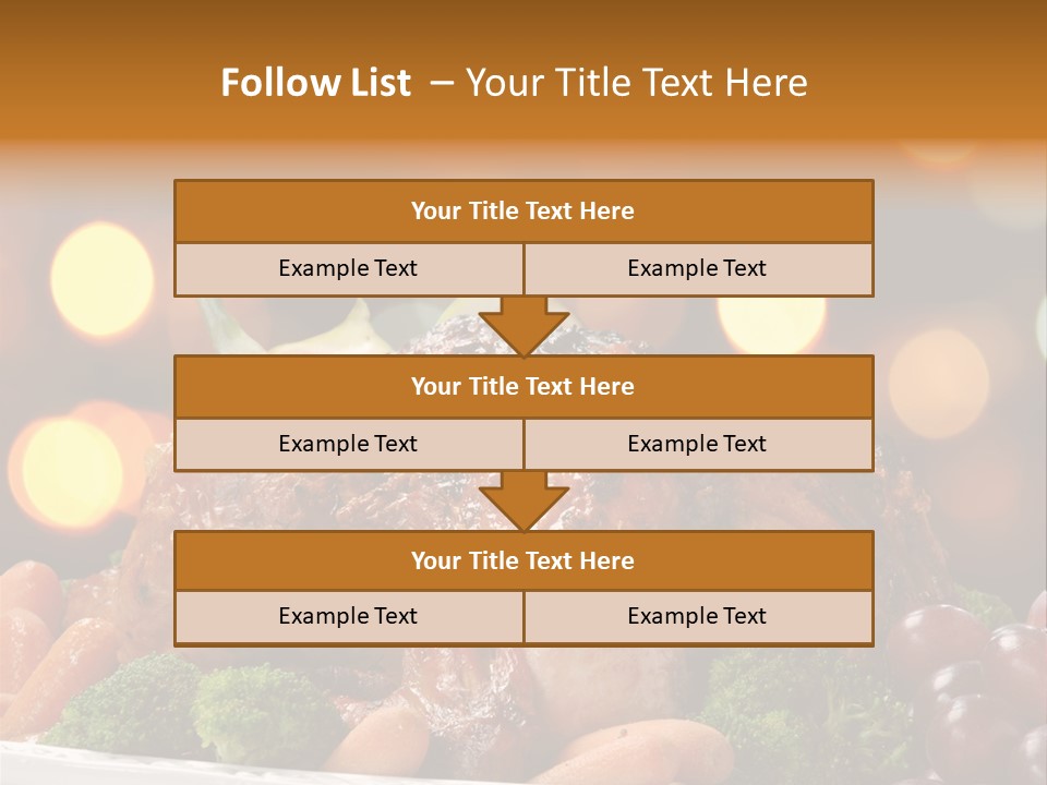 Platter Apple Leaves PowerPoint Template