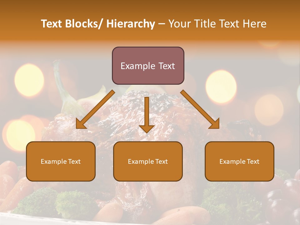 Platter Apple Leaves PowerPoint Template