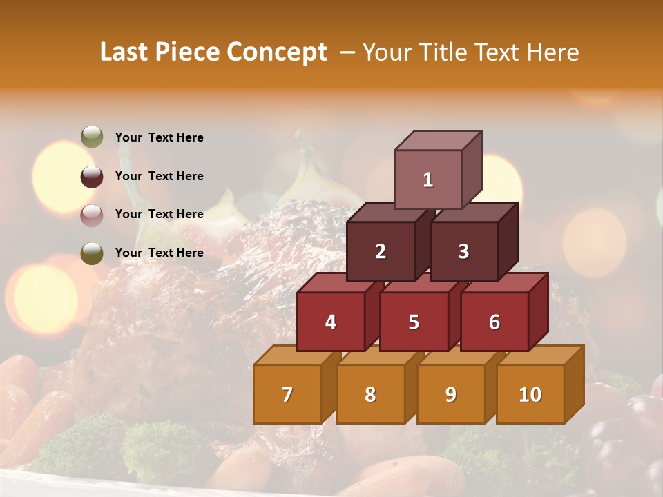 Platter Apple Leaves PowerPoint Template