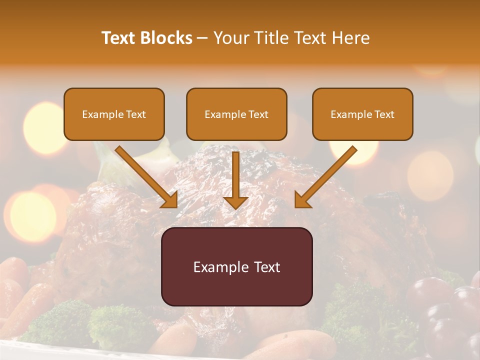 Platter Apple Leaves PowerPoint Template