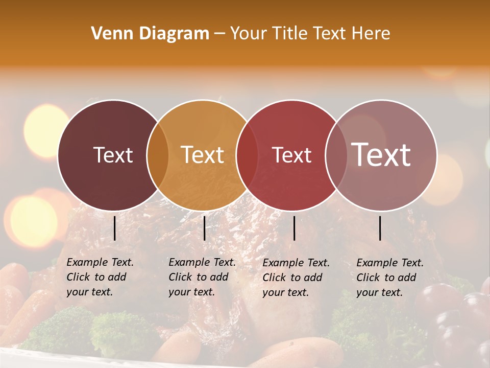 Platter Apple Leaves PowerPoint Template