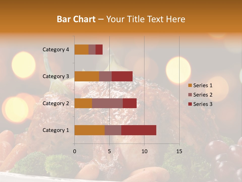Platter Apple Leaves PowerPoint Template