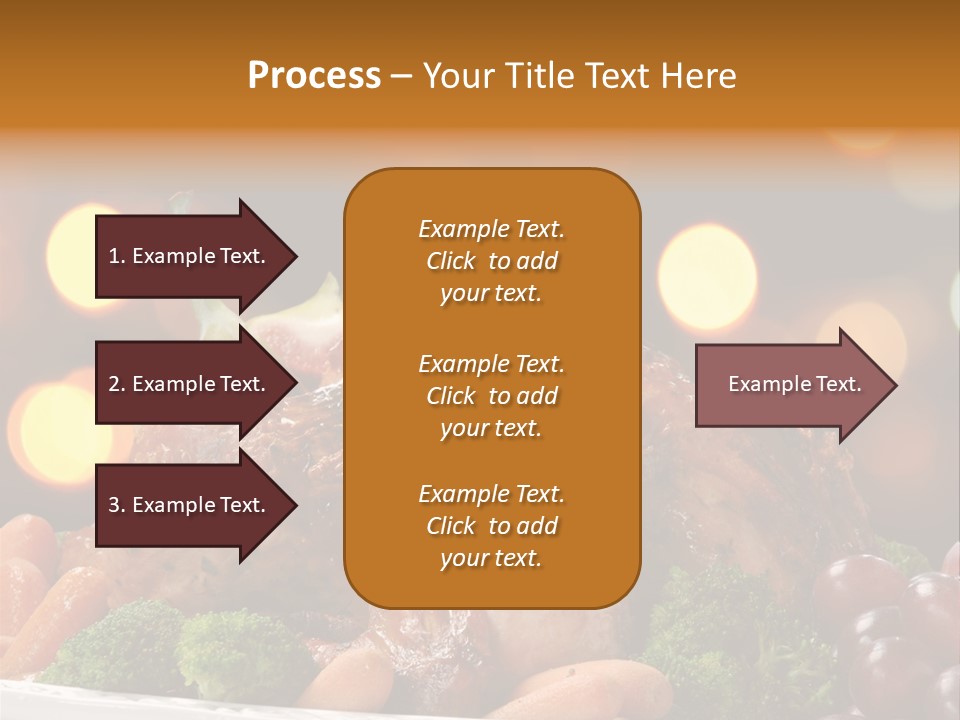Platter Apple Leaves PowerPoint Template