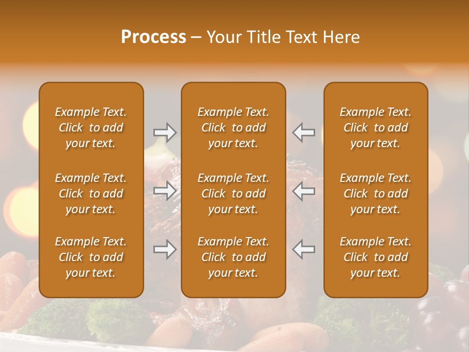 Platter Apple Leaves PowerPoint Template