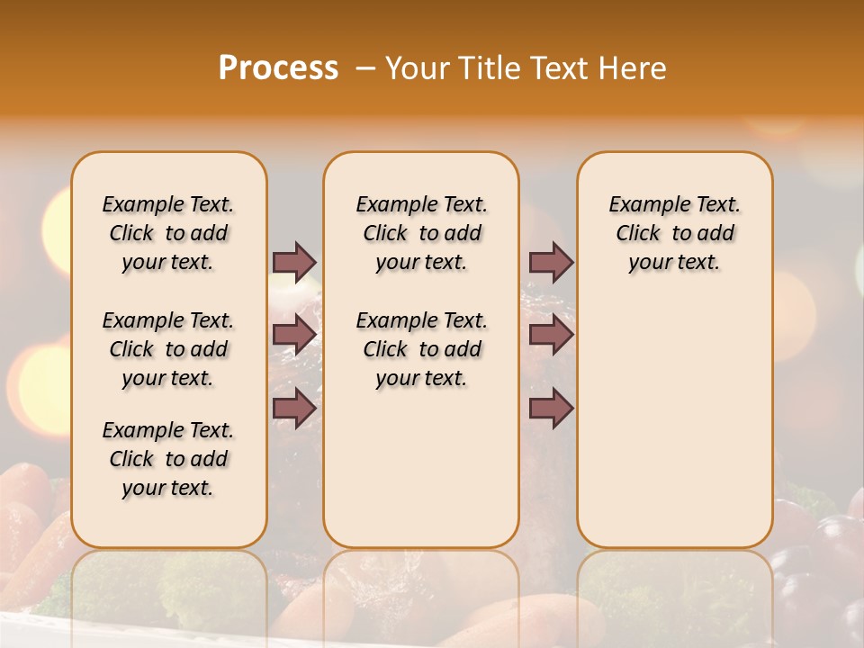 Platter Apple Leaves PowerPoint Template