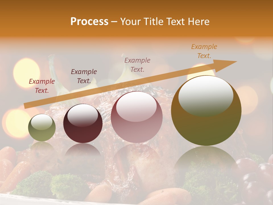 Platter Apple Leaves PowerPoint Template