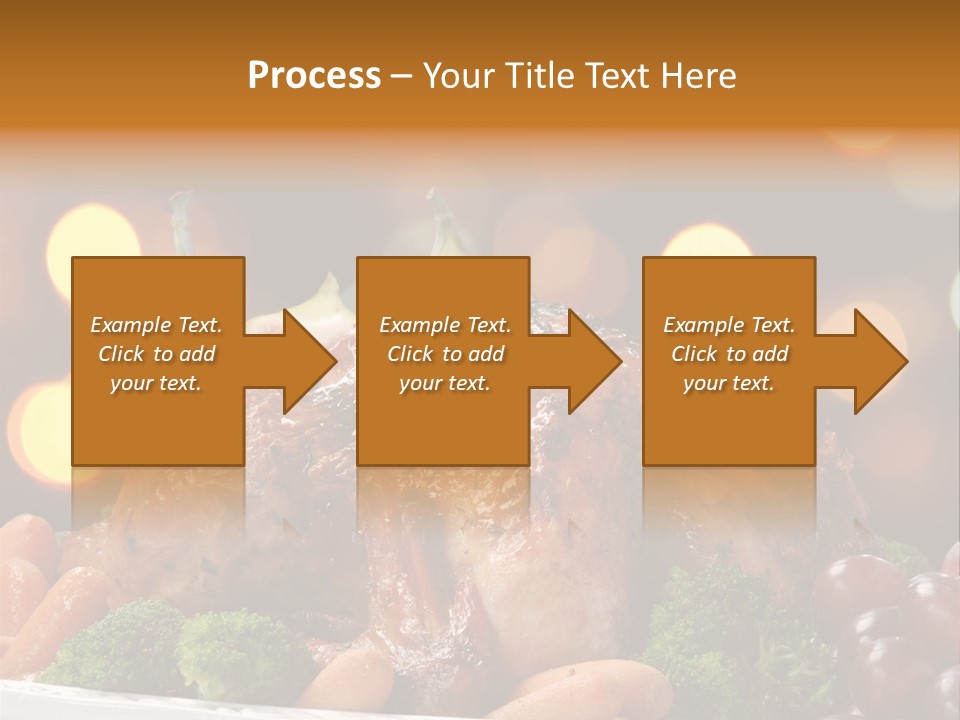 Platter Apple Leaves PowerPoint Template