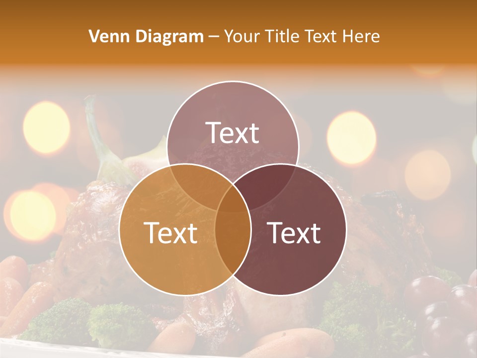 Platter Apple Leaves PowerPoint Template