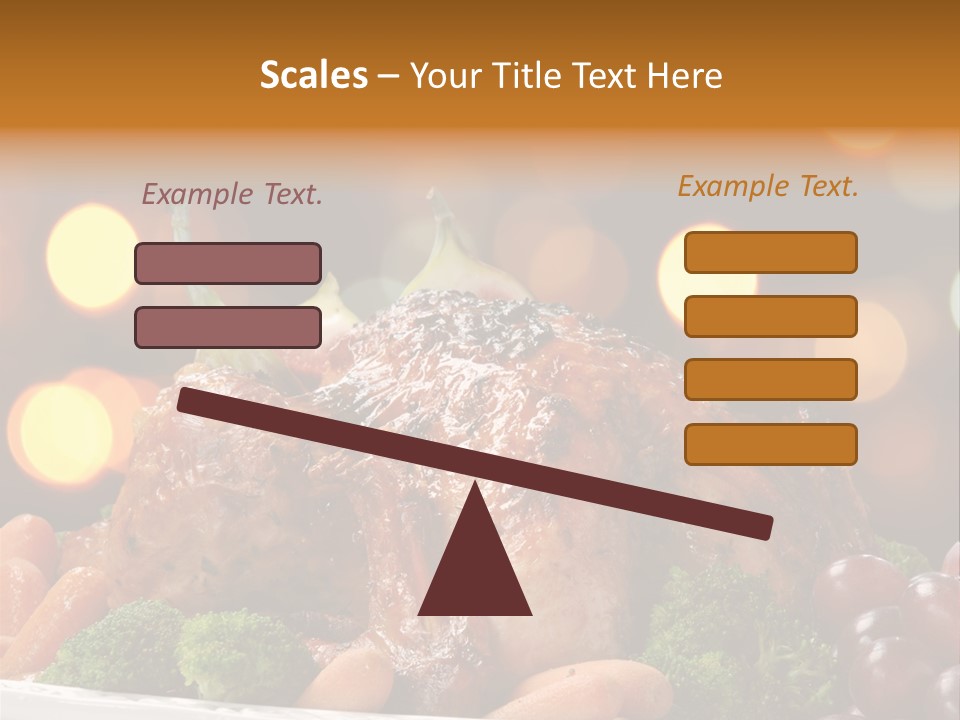 Platter Apple Leaves PowerPoint Template