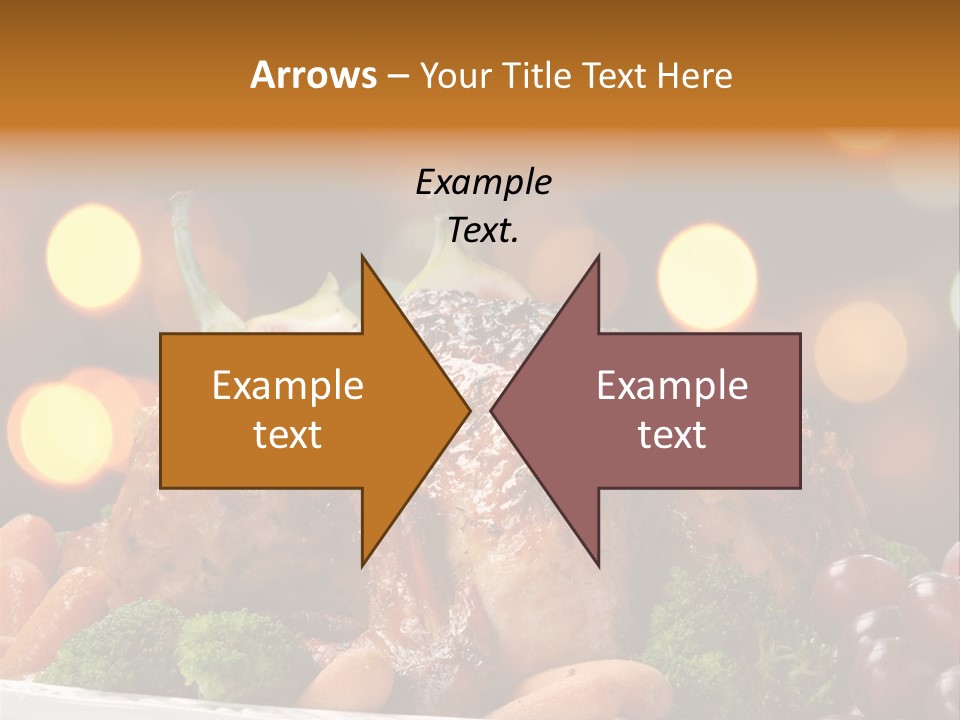 Platter Apple Leaves PowerPoint Template