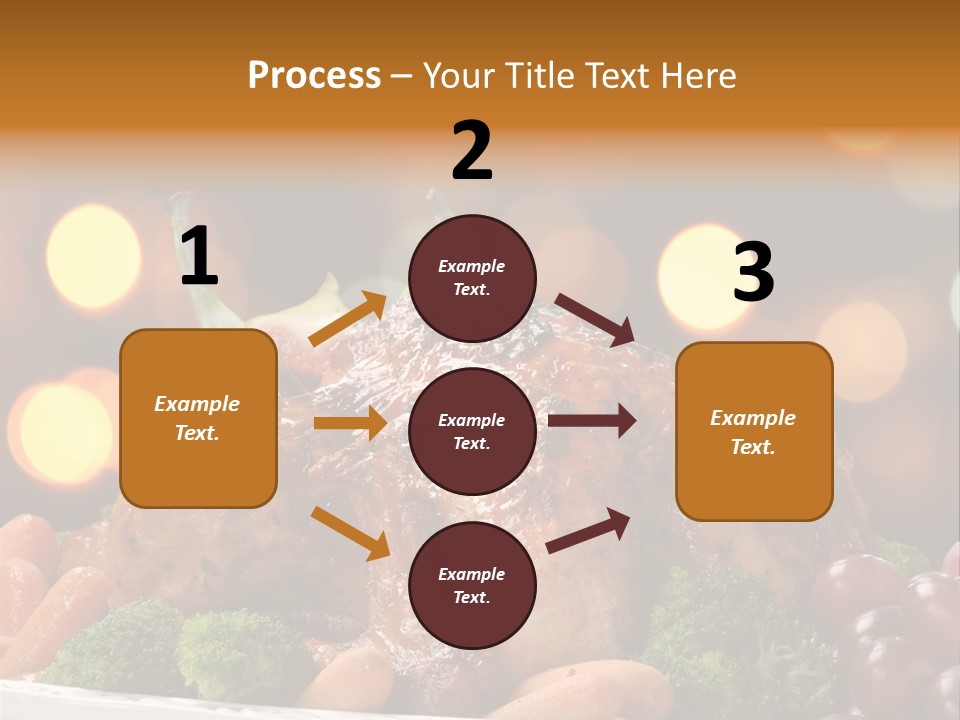 Platter Apple Leaves PowerPoint Template